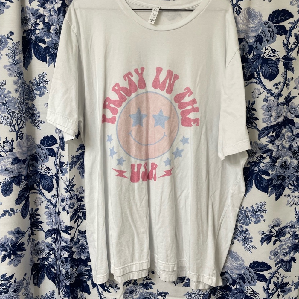 White 'Party in the USA' women’s T-Shirt